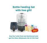 Babymoov Turbo Pure Sterilizer Dryer and Nutrismart Bottle Warmer Bundle with FREE Babybowls | The Nest Attachment Parenting Hub